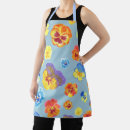 Search for blue pansy aprons Colourful
