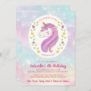 Search for magic birthday invitations Unicorn birthday party