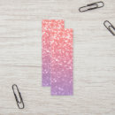 Search for purple glitter business cards Pink