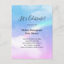 Search for rainbow clouds invitations Pink