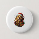 Search for funny christmas badges Dog