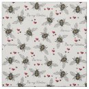Search for bee pattern fabric Hearts