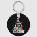 Search for festive retro key rings Christmas tree