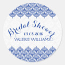 Search for damask bridal shower stickers Lace