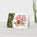 Search for sloth christmas cards Santa
