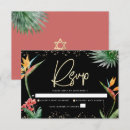 Search for black rsvp cards Botanical