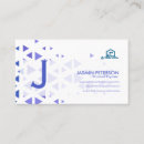 Search for blue cloud business cards Minimalist