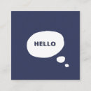 Search for hello business cards Minimalist