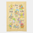 Search for funny dog tea towels Dachshund