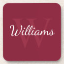Search for burgundy coasters Red