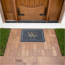 Search for wedding doormats Luxury monogram