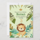 Search for lion prince invitations Jungle