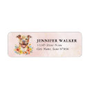 Search for bulls return address labels Dog