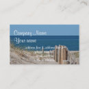 Search for seashore business cards Vacation