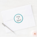Search for teal wedding stickers Names