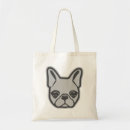 Search for french bulldog bags Black and white