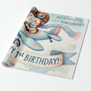 Search for 1st birthday boy wrapping paper Cute