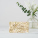 Search for palm leaf business cards Jungle foliage