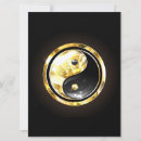 Search for yin yang symbol invitations Gold