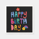 Search for happy birthday napkins Trendy