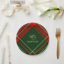 Search for green plaid pattern plates Simple