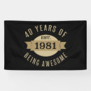 Search for 1981 posters 40th birthday