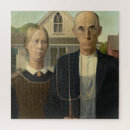 Search for gothic puzzles Grant wood