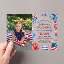 Search for firecracker invitations Red white and blue