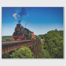 Search for vintage train wrapping paper Railroad