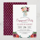 Search for mason jar engagement party invitations Flowers