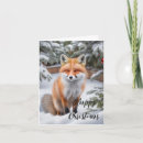 Search for cute fox christmas cards Xmas