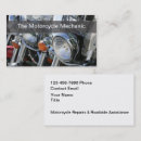 Search for motorcycle business cards Mechanic