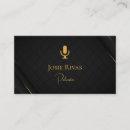 Search for podcast business cards Vlogger