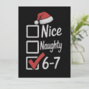 Search for funny naughty and nice christmas cards Santa