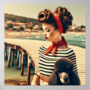 Search for vintage space posters Black