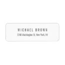 Search for consultant return address labels Chic trendy stylish contemporary