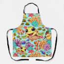 Search for cartoon fish aprons Happy