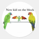Search for green bird stickers Orange