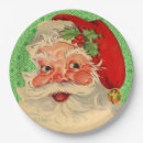 Search for vintage santa claus plates Xmas