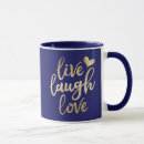 Search for love lettering mugs Live laugh love