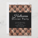 Search for dinner halloween invitations Black and white