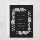 Search for dramatic wedding invitations Moody