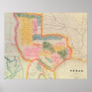 Search for texas map posters State