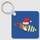 Search for owl in tree key rings Wood