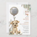 Search for puppy baby shower invitations Watercolor