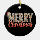 Search for cheetah christmas tree decorations Santa