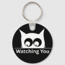 Search for cat watching key rings Cute