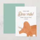 Search for dinosaur valentines day cards Dino mite