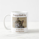 Search for cat dad birthday mugs From the cat