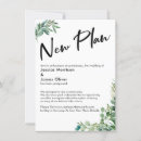 Search for 4x6 wedding invitations Change of plans